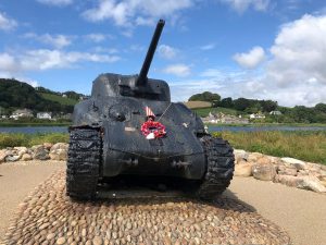 The Sherman Tank at Torcross / Slapton Sands